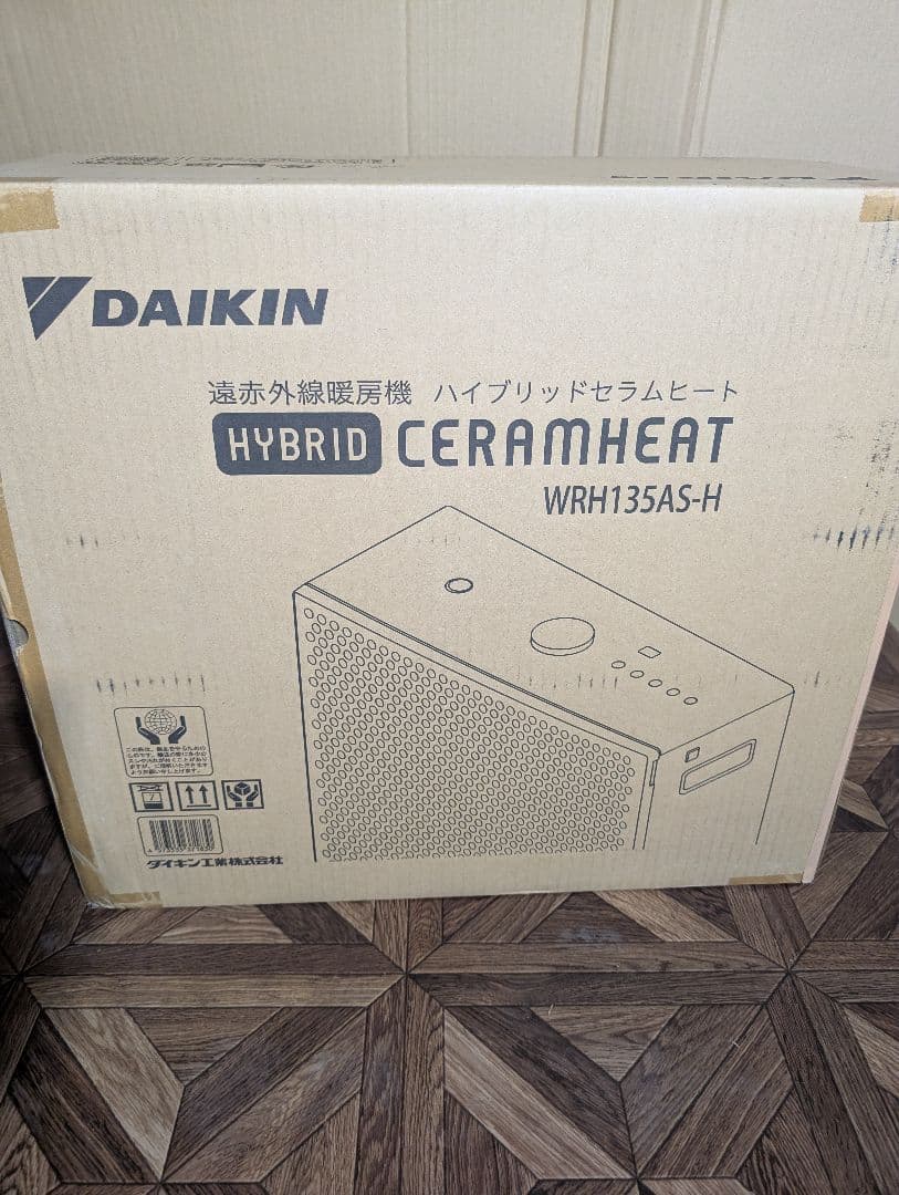 DAIKIN ハイブリッドセラミックヒーター WRH135AS-H