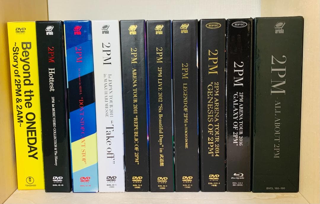 2PM DVD & BD 9枚 & ALL ABOUT 2PM セット 初回盤