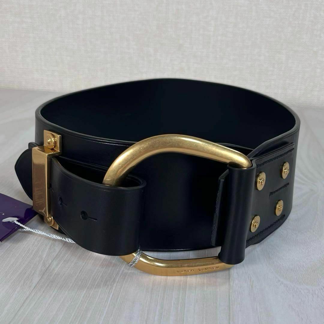 【極美品】ラルフローレン コレクション　スターラップターンバックベルト　23AW