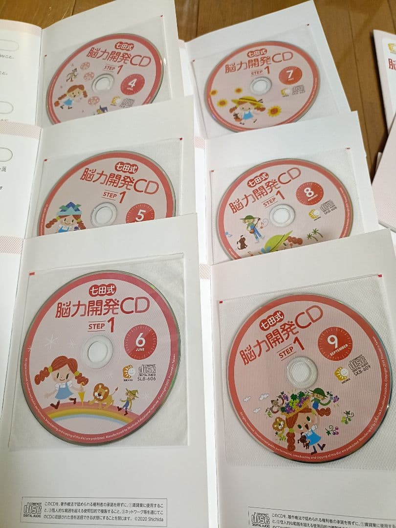 七田式 能力開発CD STEP1 1年(12ヵ月)分 小学1年生向け