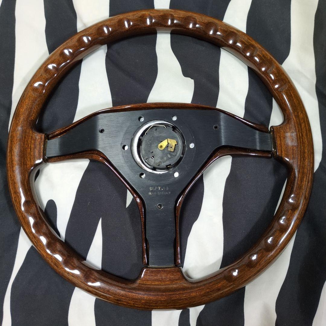 AD 3本スポーク ウッドステアリング