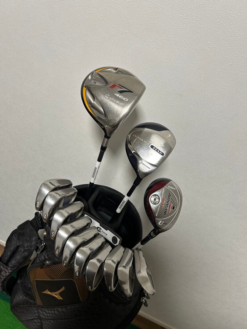 最終値引【BRIDGESTONE】　ゴルフクラブセット　テーラーメイドドライバー