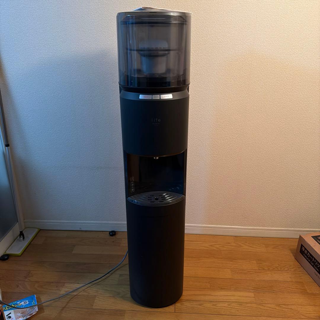 ウォーターサーバー エブリィフレシャス tall マットブラック