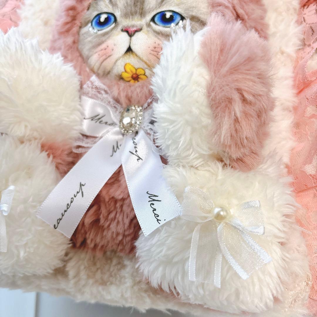 ☆*☆様 コヤンイサムチョン　バック　ふわふわファー　ルミちゃん　ピンク×アイボ