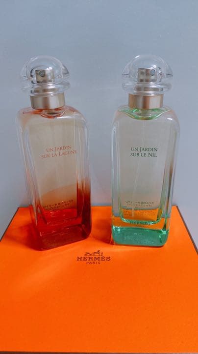 HERMES エルメス ナイルの庭、ラグーナの庭オードトワレ100mL2本セット
