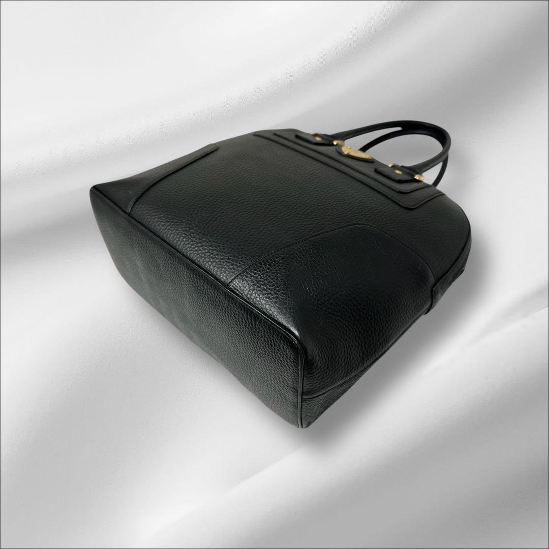 ちーちゃん様 ATAO アタオ ハンドバッグ アップル レザー ブラック