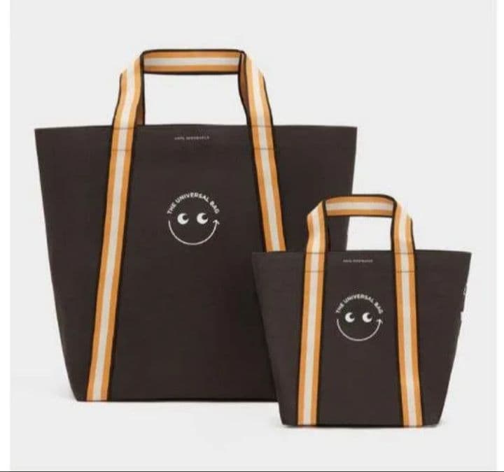 アニヤハインドマーチ　 ユニバーサルバッグ 　エコバッグ　大小2点セット