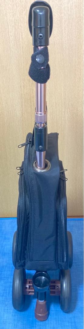 ☆ キャリーステッキライト168 シルバーカー 黒 介護用品 ショッピングカート