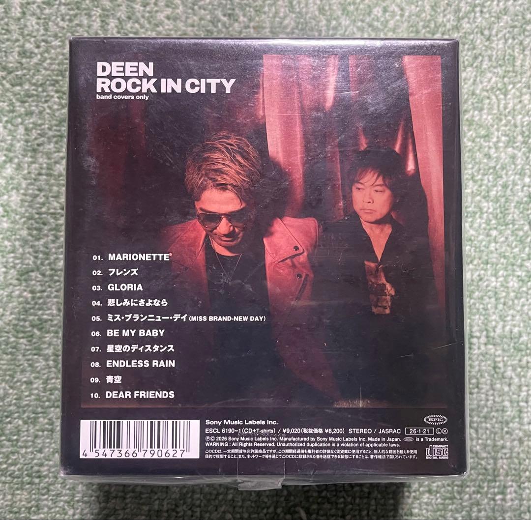 DEEN 「ROCK IN CITY」(完全生産限定盤)直筆サインミニ色紙付