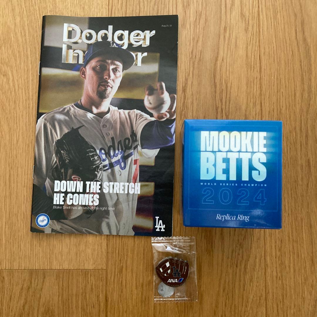 Mookie Betts 2024 ワールドシリーズ レプリカリング　他