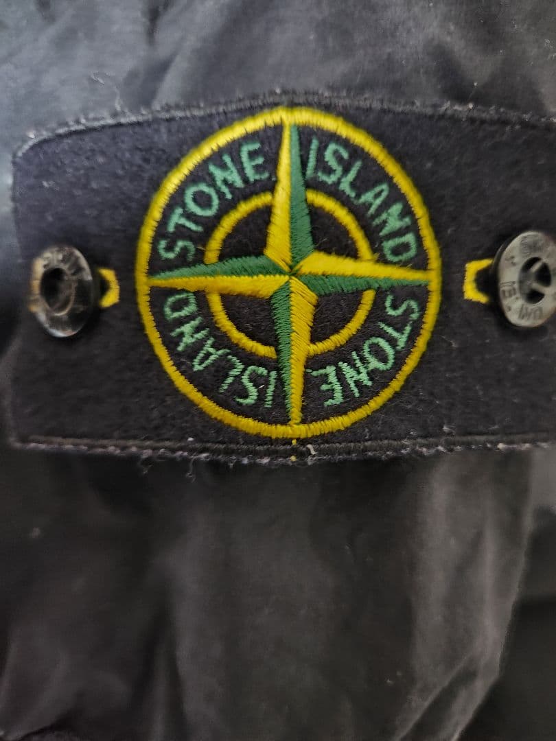 STONE 　バギーシルエット ブラックカーゴパンツ