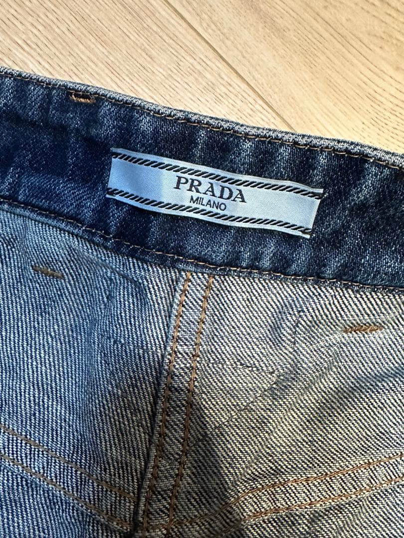 PRADA プラダ　デニムショートパンツ