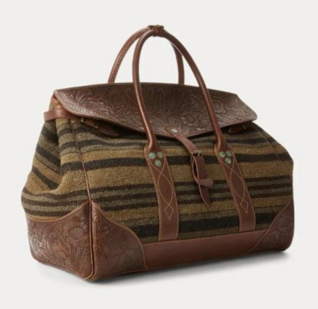 RRL★手織りジャカード オーバーナイトバッグ