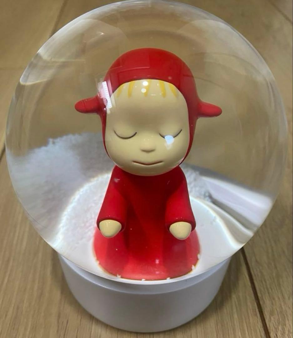 【新品】 奈良美智 スノードーム レッド Little Wanderer