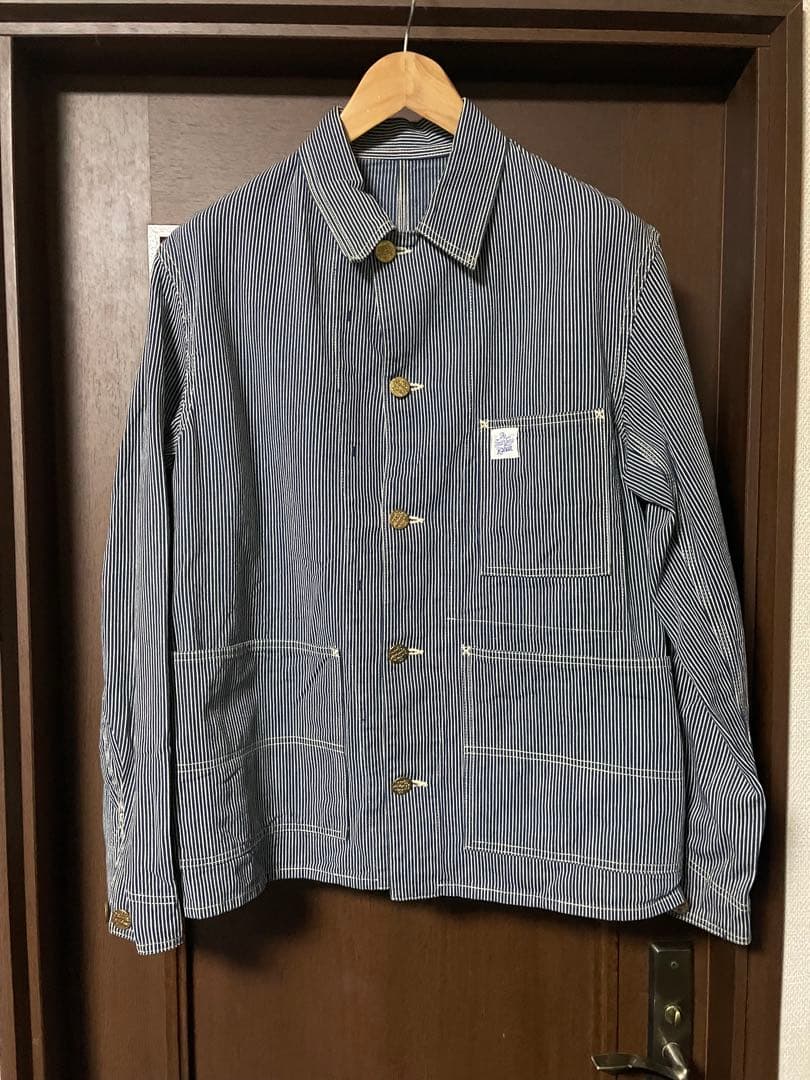 テンダーロイン tenderloin ヒッコリーカバーオール M