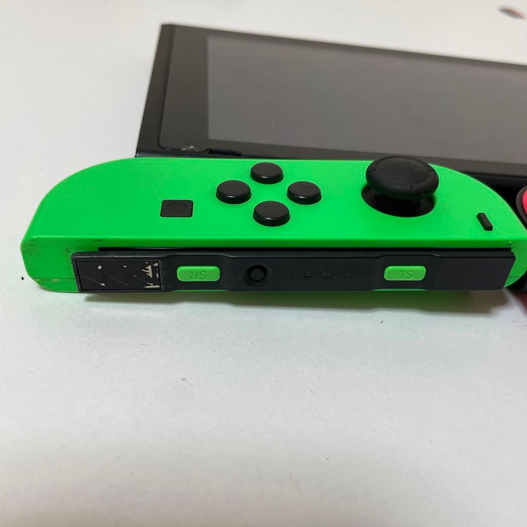 ニンテンドーswitch本体の　ピンクグリーン