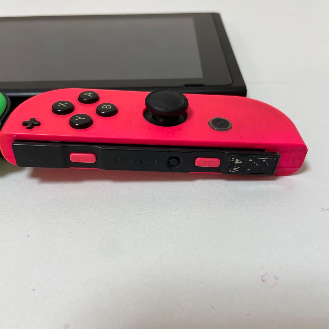 ニンテンドーswitch本体の　ピンクグリーン