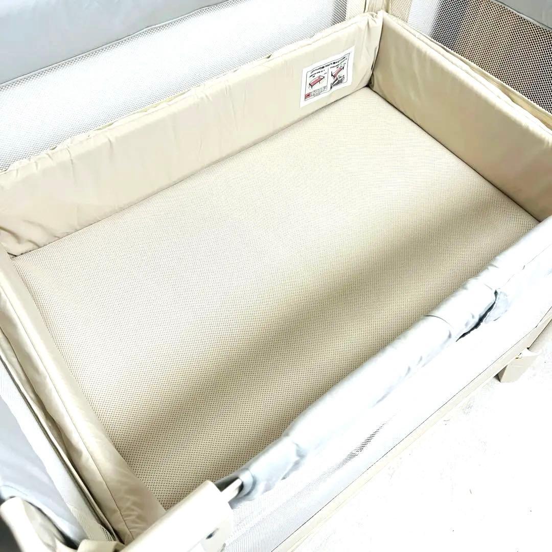 美品 Aprica アップリカ ココネルエアー AB 折りたたみ ベビーベッド