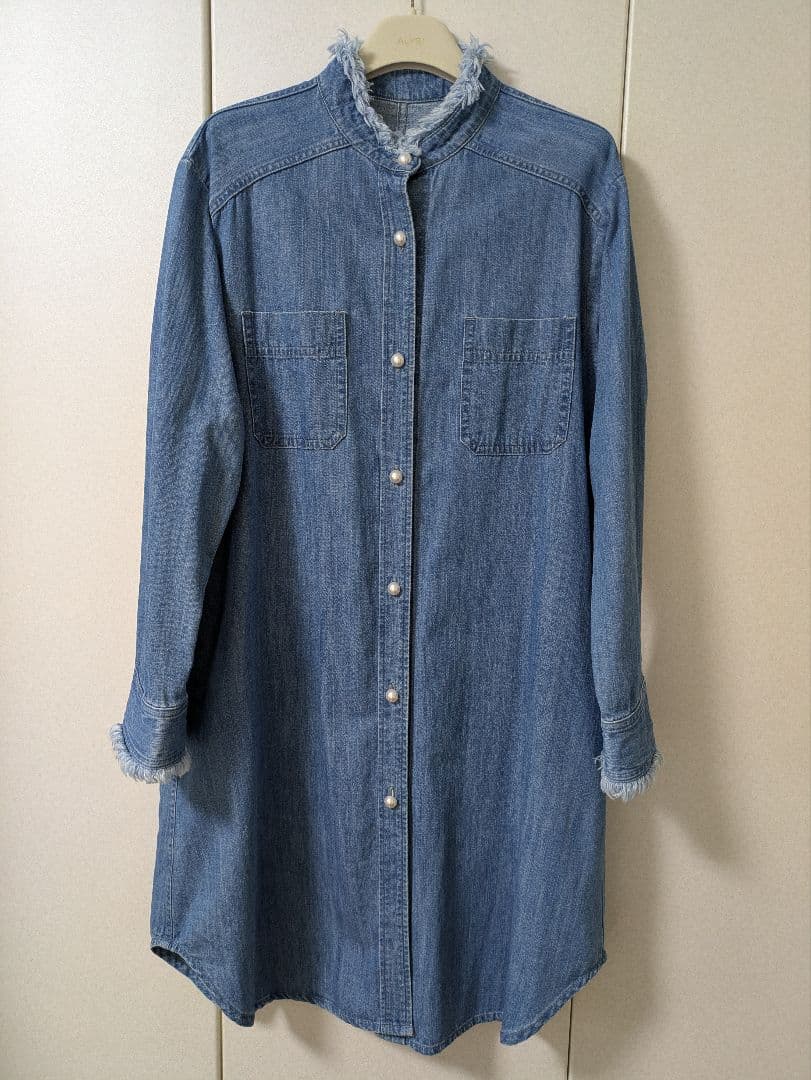 レリアン　デニムジャケットフリンジ付き