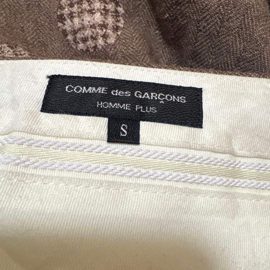 コムデギャルソンオムプリュス ブラウン 水玉模様 ショートパンツ