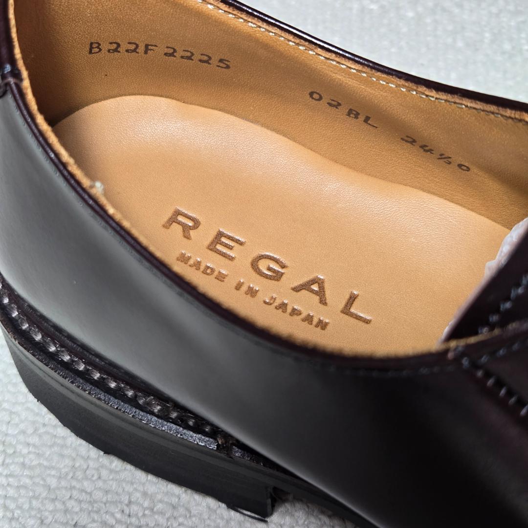 靴 REGAL NEW Classic Plain toe 02BLCB 24.5