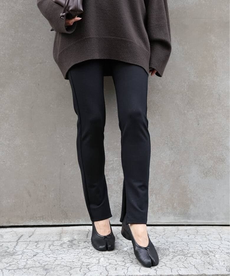 ドゥーズィエムクラス　Warm Zipレギンス パンツ　38　タグ付