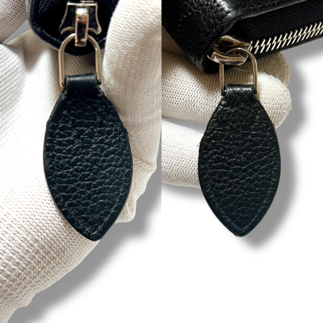 【超美品】ルイヴィトン マヒナ ジッピーウォレット ブラック 長財布 保存袋付き
