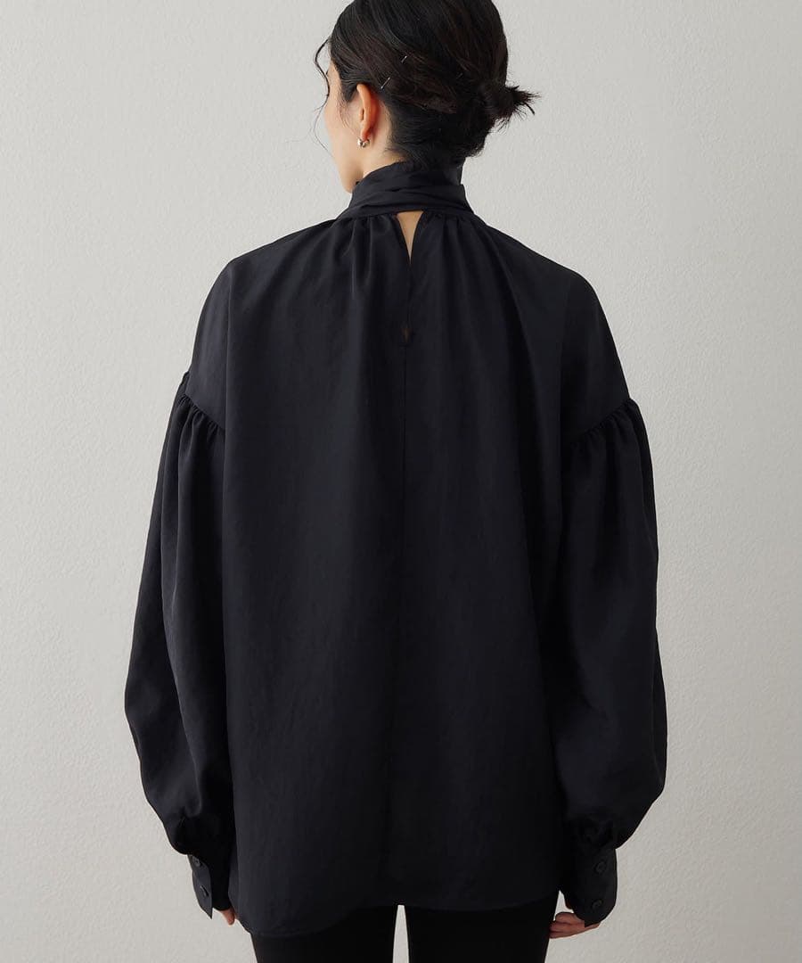 Whim Gazette シルキーボウタイブラウス今季美品