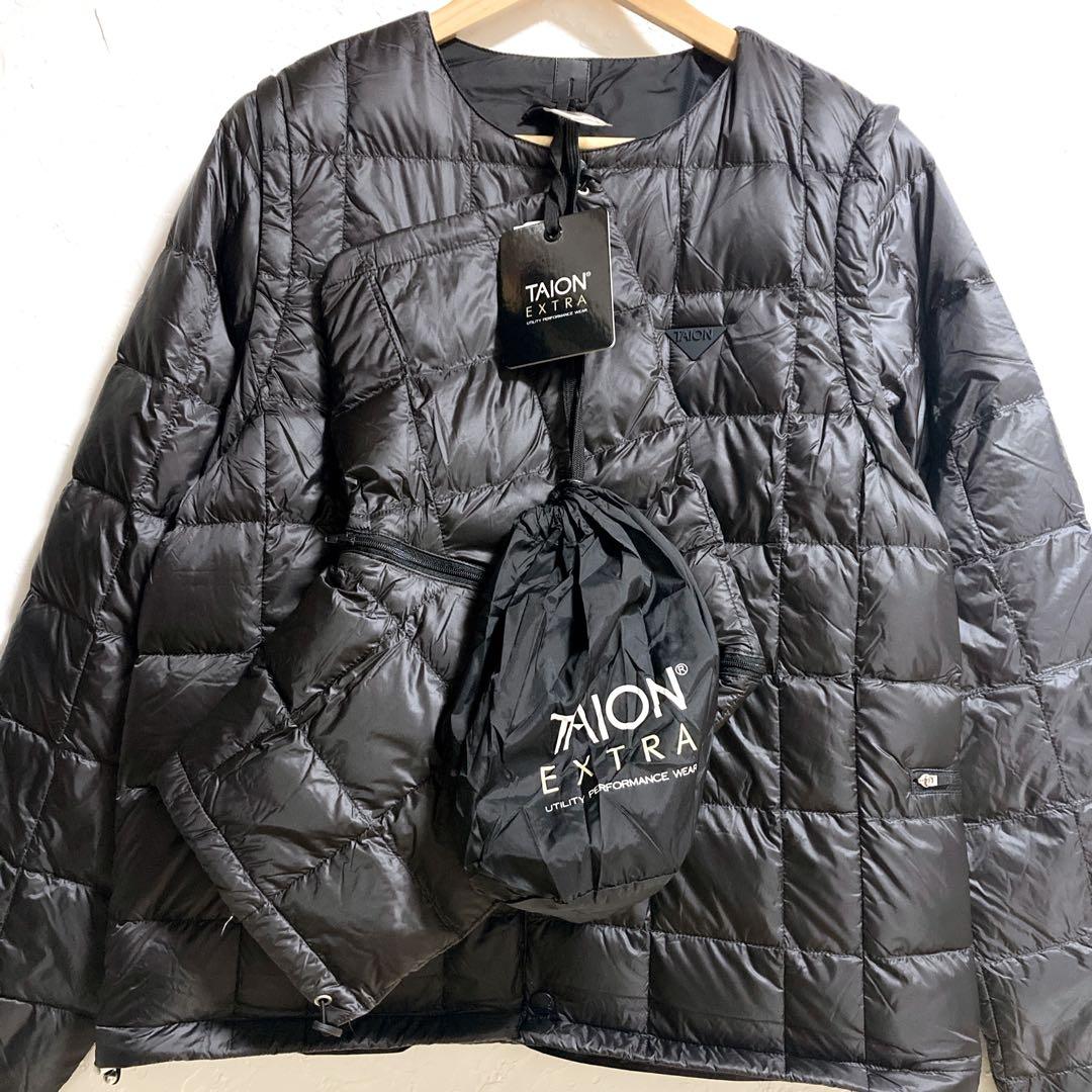 【新品タグ 】TAION EXTRA ダウン 電熱　3way M ブラック