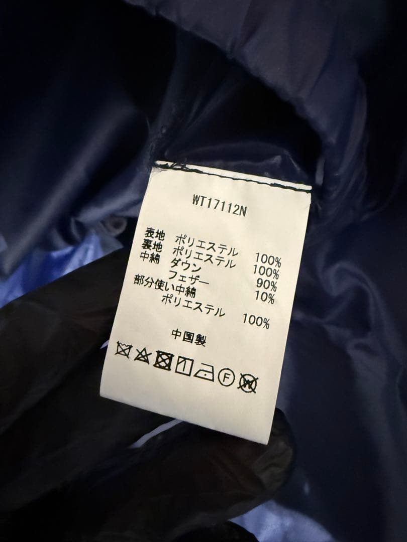 WILD THINGSネイビー ダウンベスト ノースリーブ サイズS