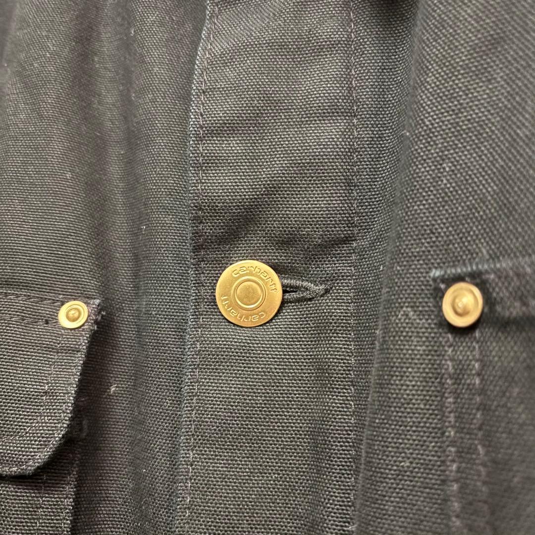 Carhartt 2022春カーハート ダックチョアジャケット M 黒 ブラック