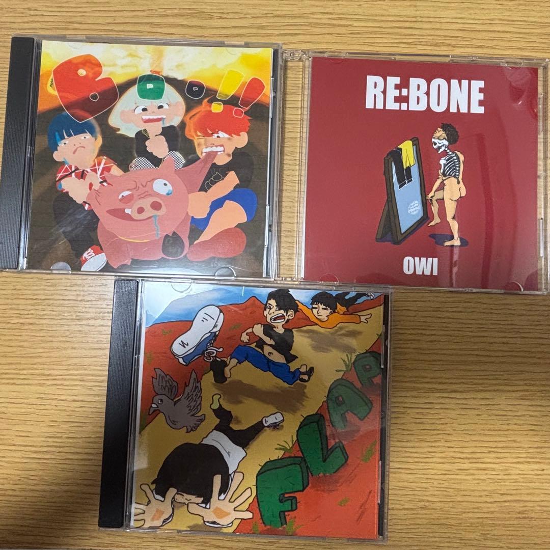Owl デモ CD 3枚セット BOO!! RE:BONE FLAP