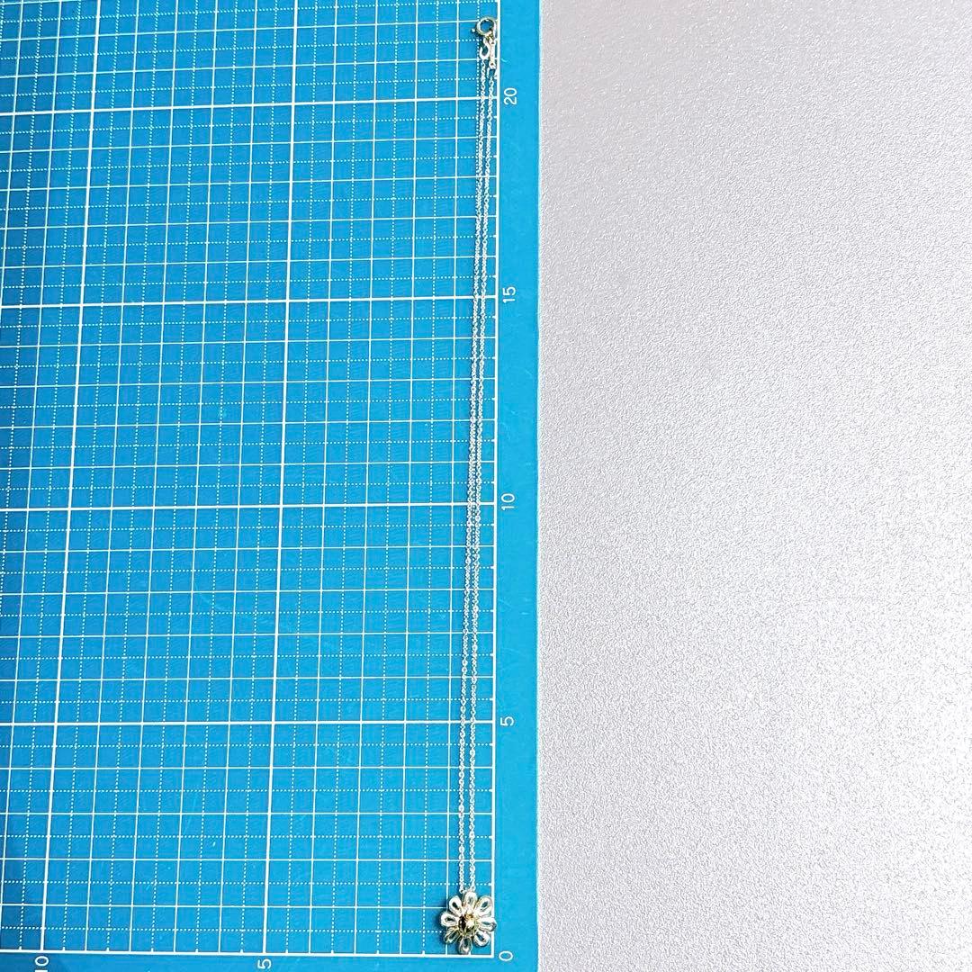 【美品】Tiffanyティファニー デイジー コンビ ネックレス 925/750