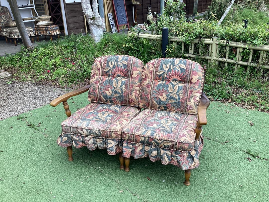 飛騨産業　キツツキ　穂高　2人用　ソファ　リビングチェア