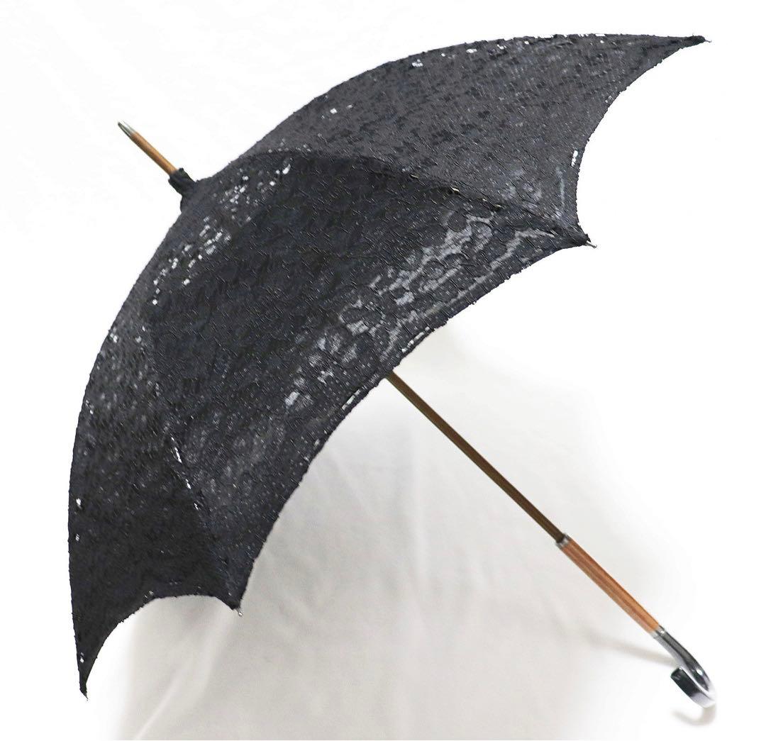 新品 豪華総レース かわず張り 高級長傘 日傘 8本骨 プレゼントにも