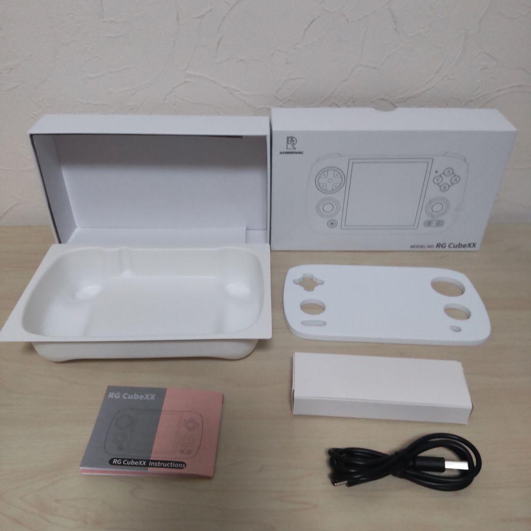 ANBERNIC RG CUBEXX 64GB エミュ機 中華ゲーム機 ケース付
