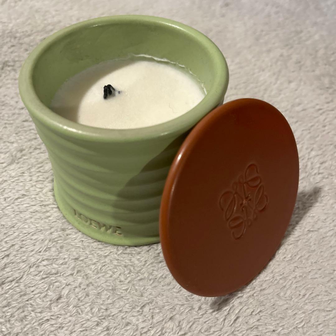 蓋付き　LOEWE キャンドル　きゅうり