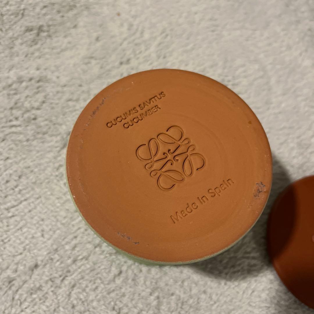 蓋付き　LOEWE キャンドル　きゅうり