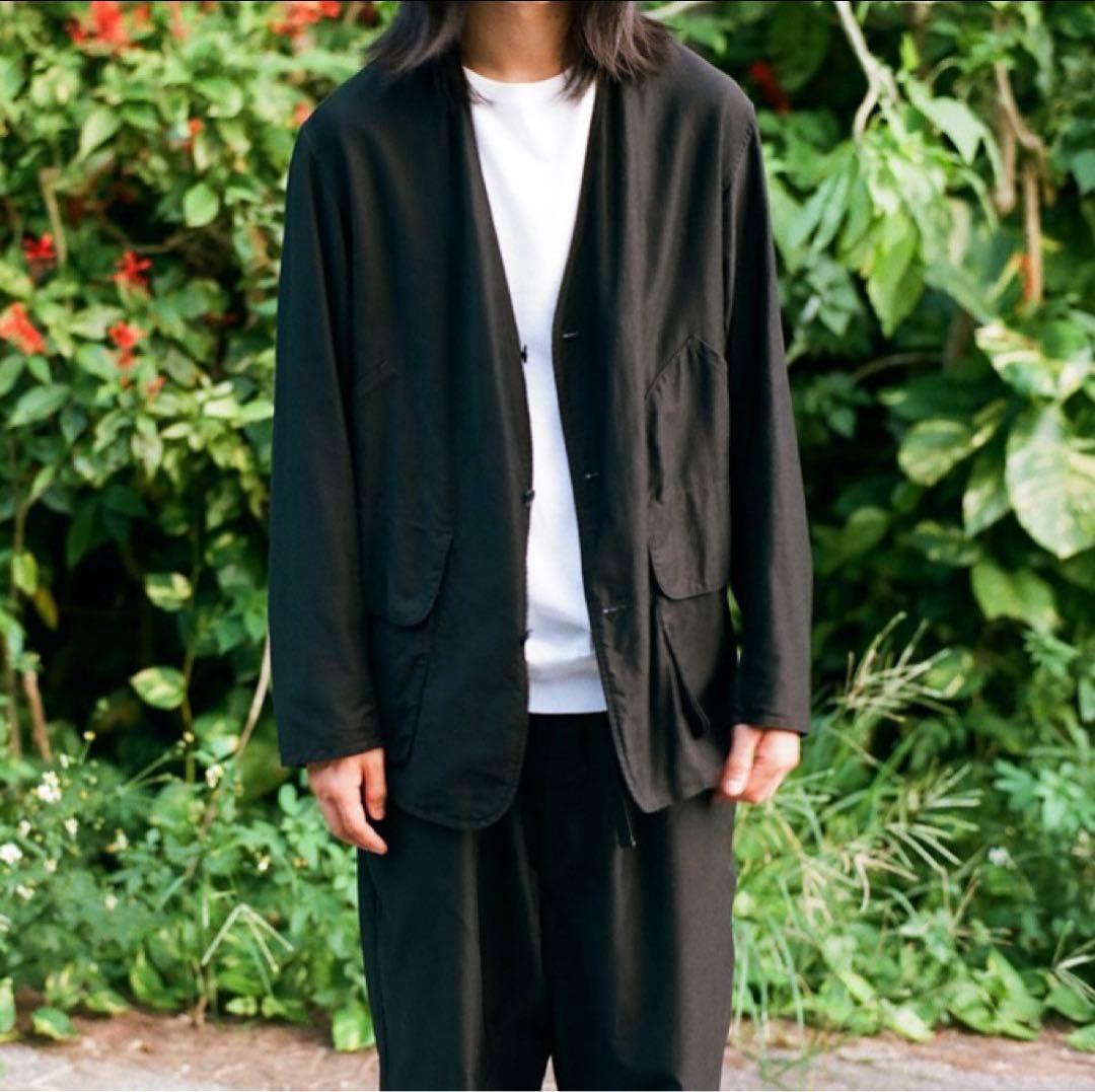 comoli コモリ 21ss コットンサテン ハンティングジャケット