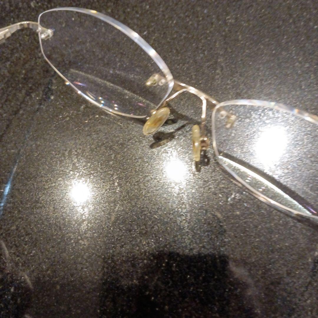 カザールのシルバーフレーム（老眼鏡）