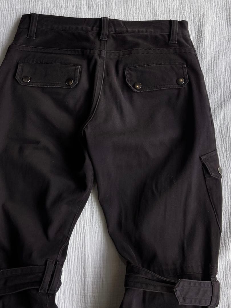 パンツ \"semantic design\" Bondage Flared Pants