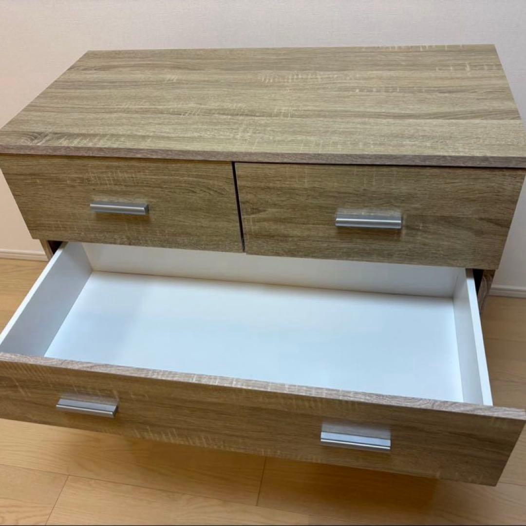 LOWYA 大容量収納チェスト 全面化粧仕上げタンス　使用期間短く、美品！