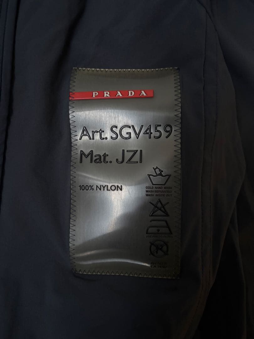 ジャケット・アウター PRADA SPORT stitch nylon jacket