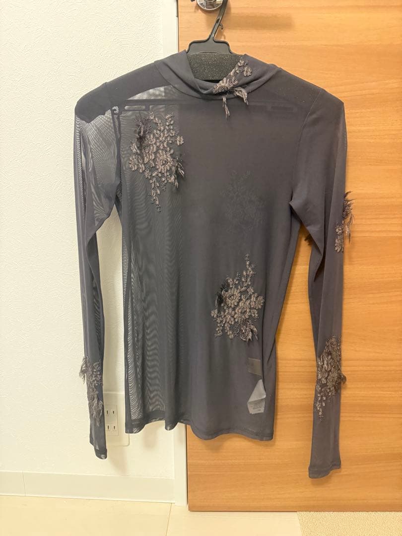 最終値下げ！ameri UND FUR EMBROIDERY SKIN TOP