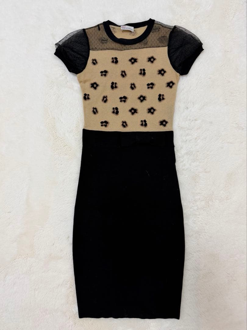 RED VALENTINO アンサンブル　ヒョウ柄　XS