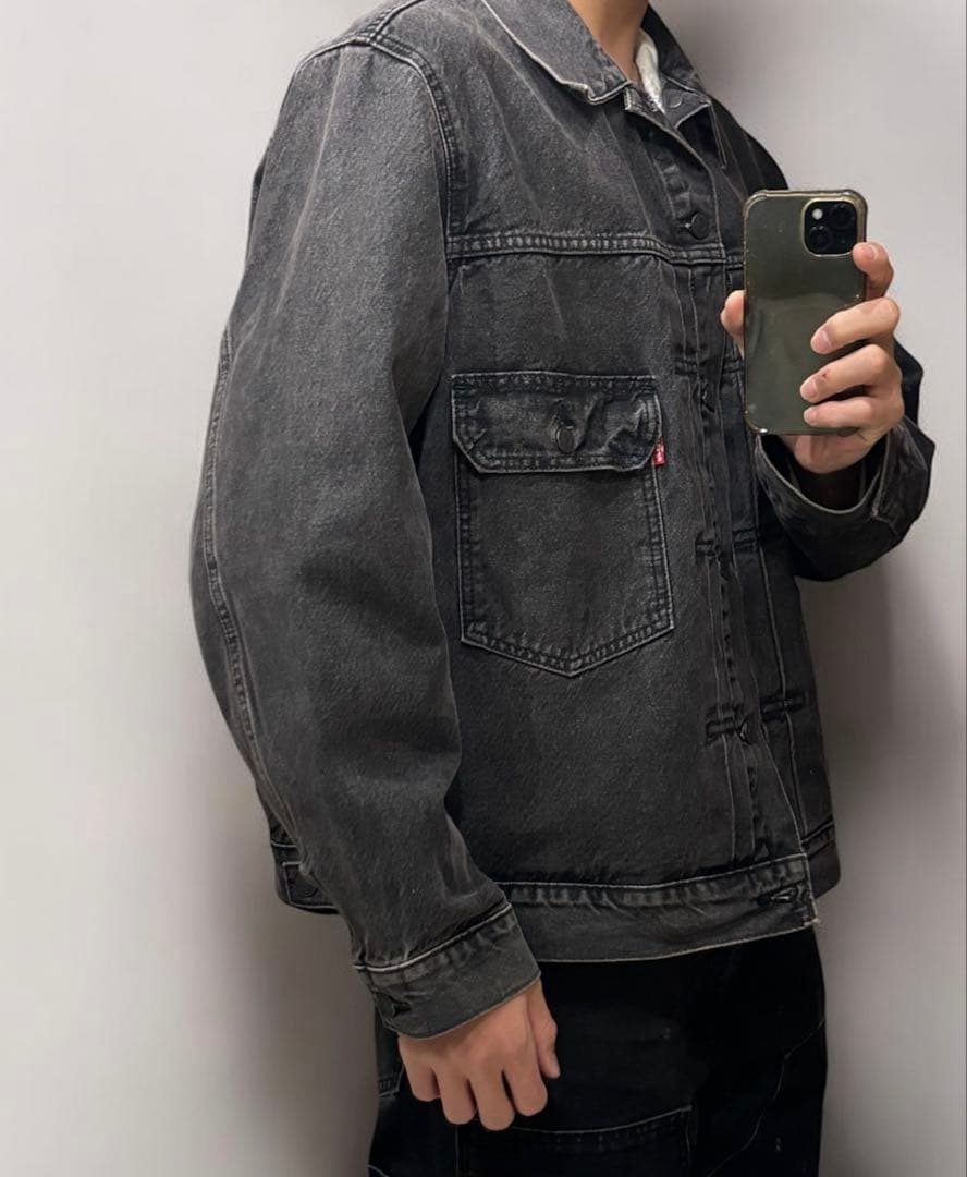 Levi’s デニムジャケット 2ndタイプ RELAXED XL 黒 Gジャン