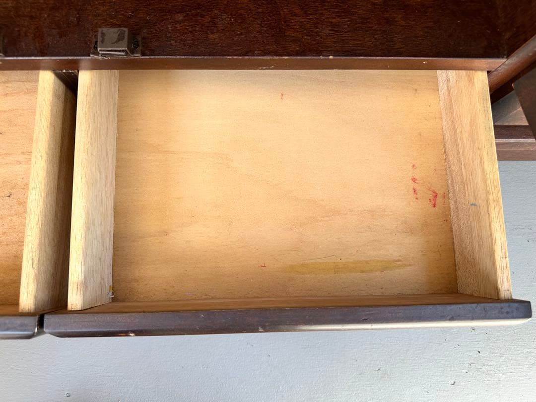 大雪木工　木製　引き出し式収納ローボード（ドリーム）