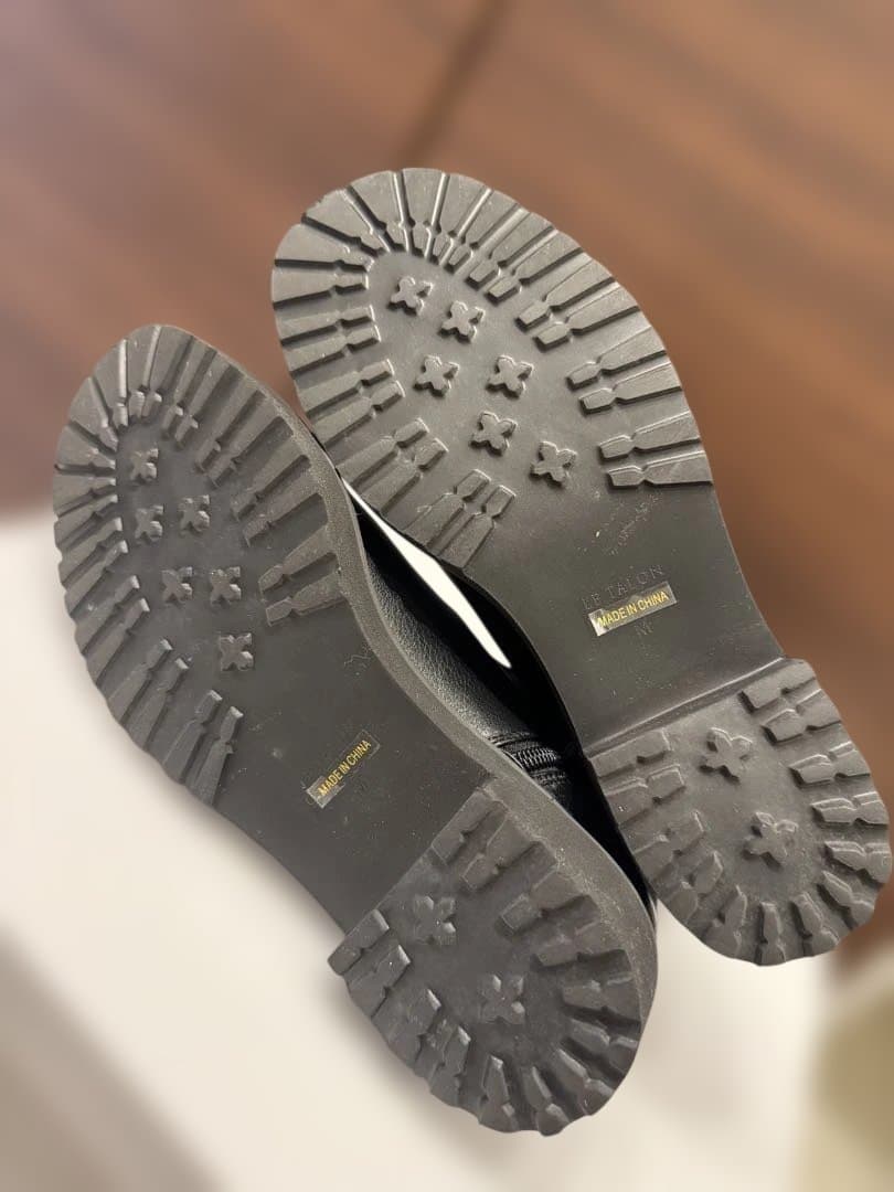 ❤︎ルタロン❤︎ 3.5cmトラックソールフィットショートブーツ　Ｍ