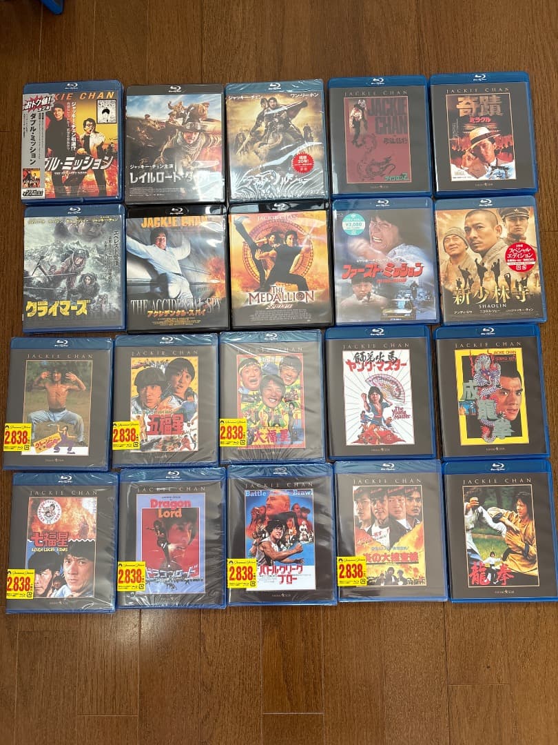 ジャッキー・チェン　Blu-ray DVD ブルース・リー ノラ・ミャオ