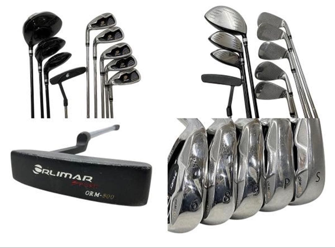 K*t様 レフティ！美品　ORLIMAR ORM-900 男性左利きゴルフセット